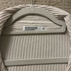 Stateside waffle button up